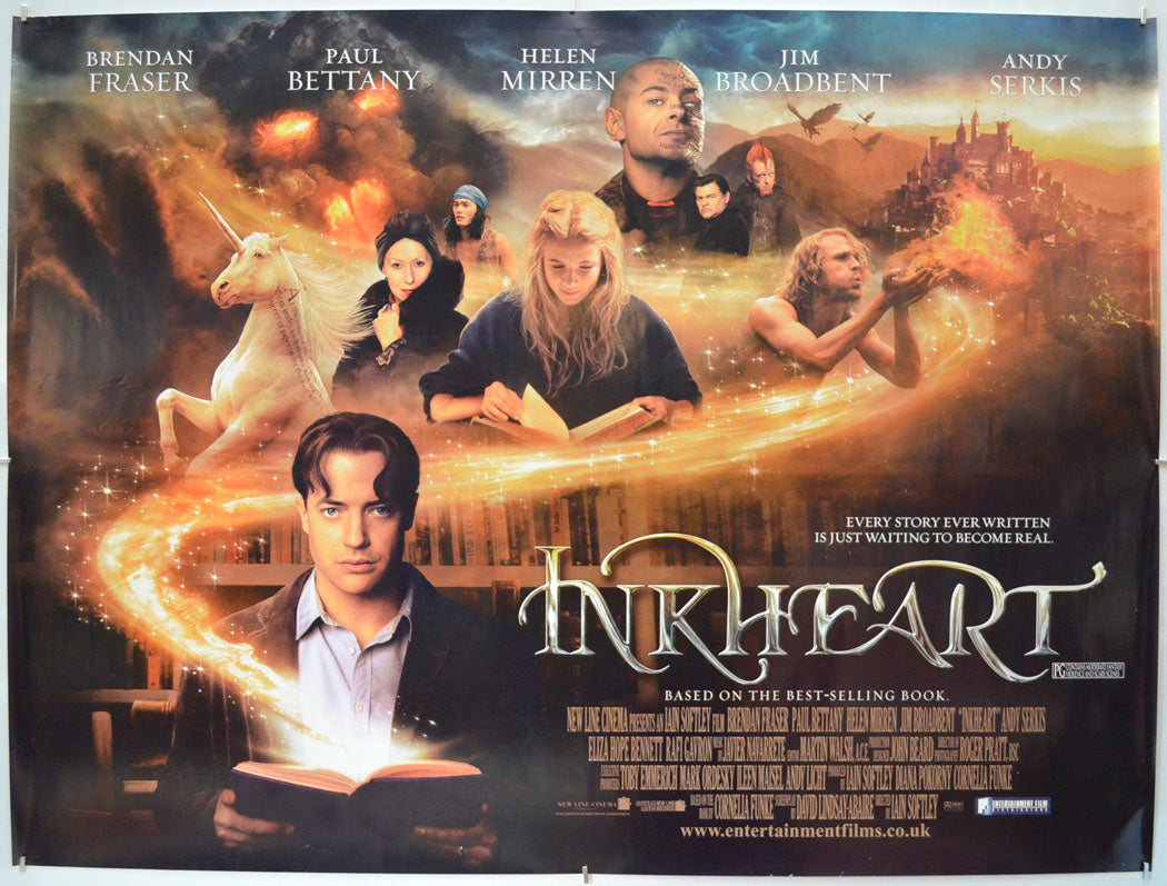 Inkheart Original Quad Poster - Film Poster - Movie Poster