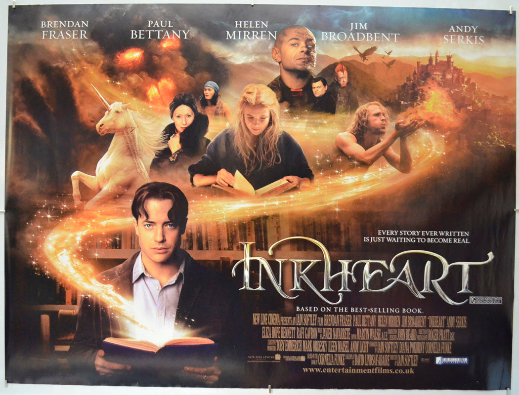 Inkheart Original Quad Poster - Film Poster - Movie Poster