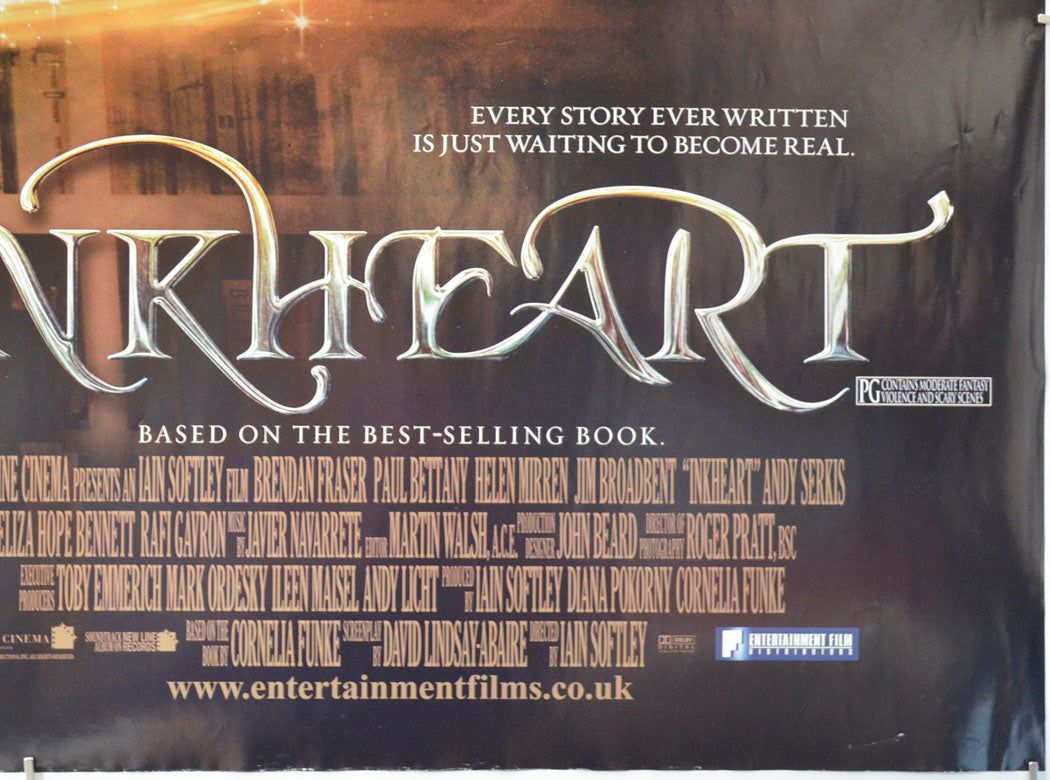 INKHEART (Bottom Right) Cinema Quad Movie Poster 