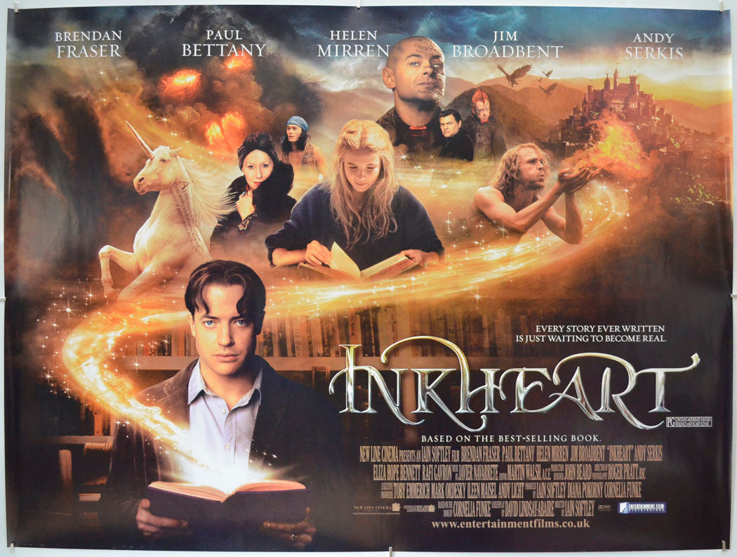 Inkheart Original Quad Poster - Film Poster - Movie Poster