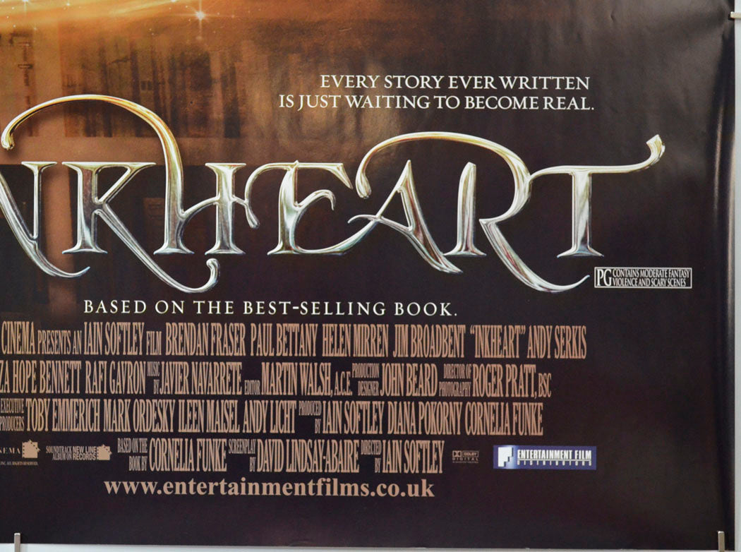 INKHEART (Bottom Right) Cinema Quad Movie Poster 