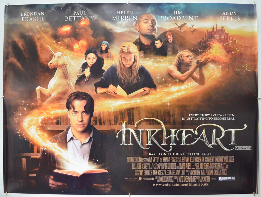 Inkheart Original Quad Poster - Film Poster - Movie Poster