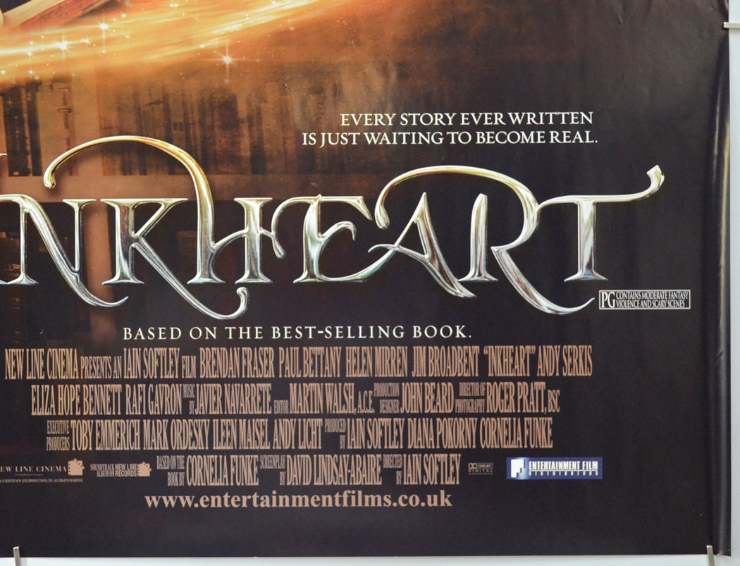 INKHEART (Bottom Right) Cinema Quad Movie Poster 