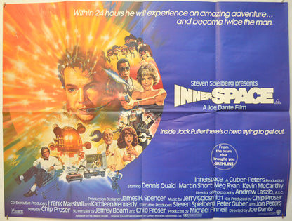 Innerspace  Original Quad Poster - Film Poster - Movie Poster