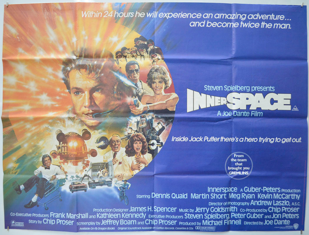 Innerspace Original Quad Poster - Film Poster - Movie Poster