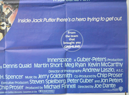 INNERSPACE (Bottom Right) Cinema Quad Movie Poster 