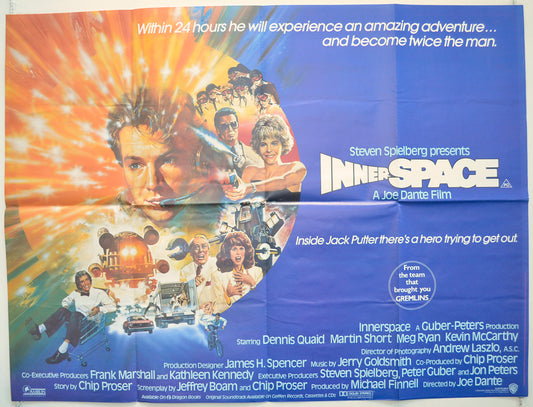 Innerspace Original Quad Poster - Film Poster - Movie Poster  