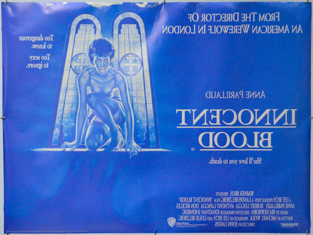 Innocent Blood (Back) Cinema Quad Movie Poster 