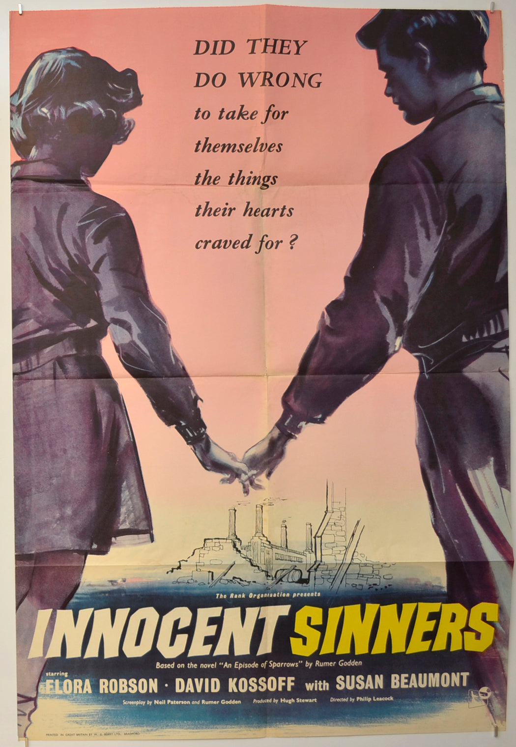 Innocent Sinners Original One Sheet Poster - Film Poster - Movie Poster