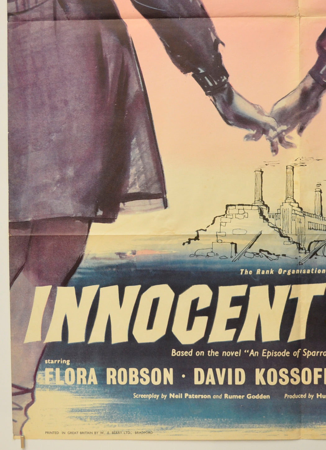 INNOCENT SINNERS (Bottom Left) Cinema One Sheet Movie Poster 