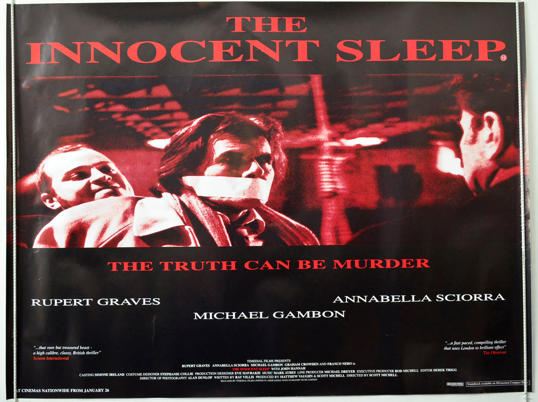 The Innocent Sleep Original British Quad Poster - Movie Poster