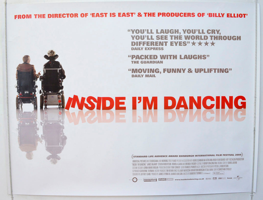 Inside I'm Dancing  Original British Quad Poster - Film Poster - Movie Poster