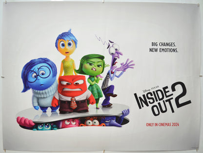 Inside Out 2 (Teaser / Advance Version) Original Quad Poster - Film Poster - Movie Poster