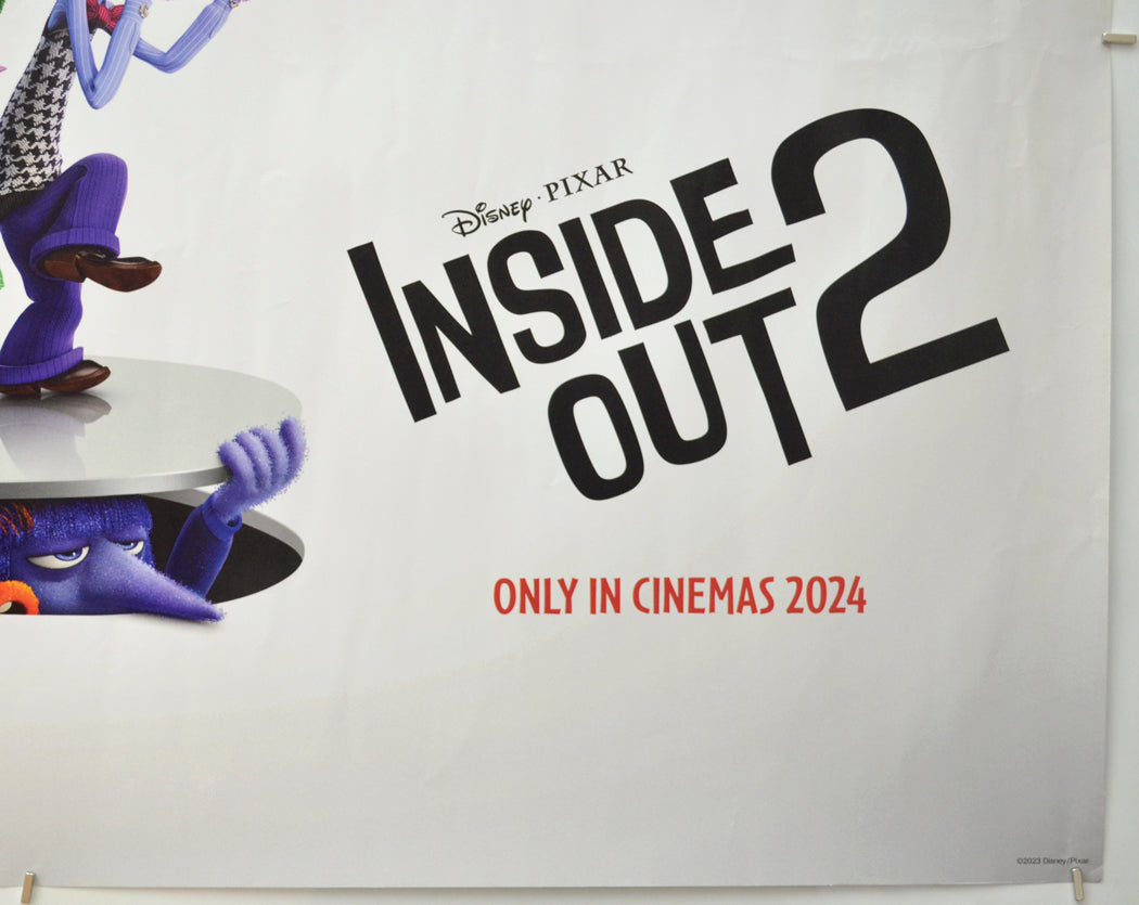 INSIDE OUT 2 (Bottom Right) Cinema Quad Movie Poster 