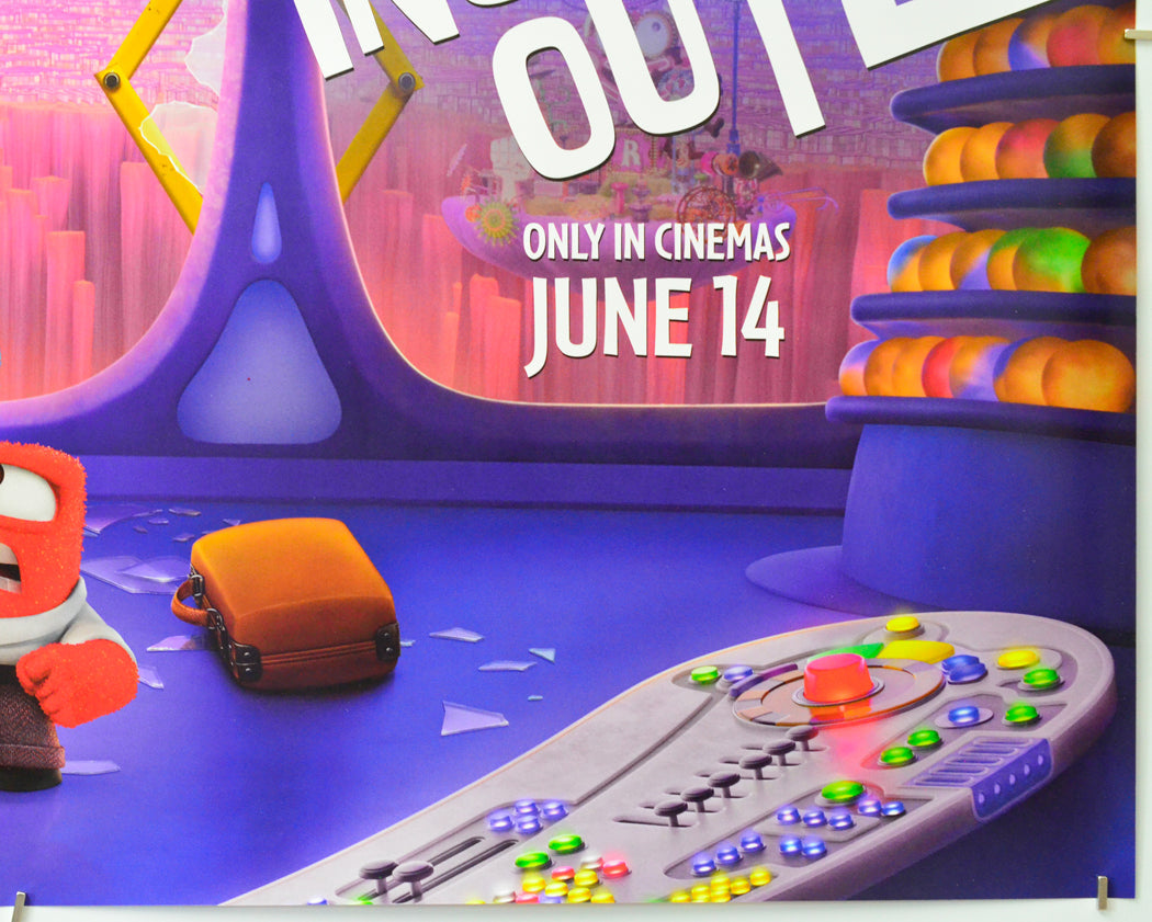 Inside Out 2 (Bottom Right) Cinema Quad Movie Poster 