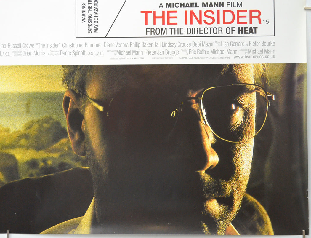 THE INSIDER (Bottom Right) Cinema Quad Movie Poster 