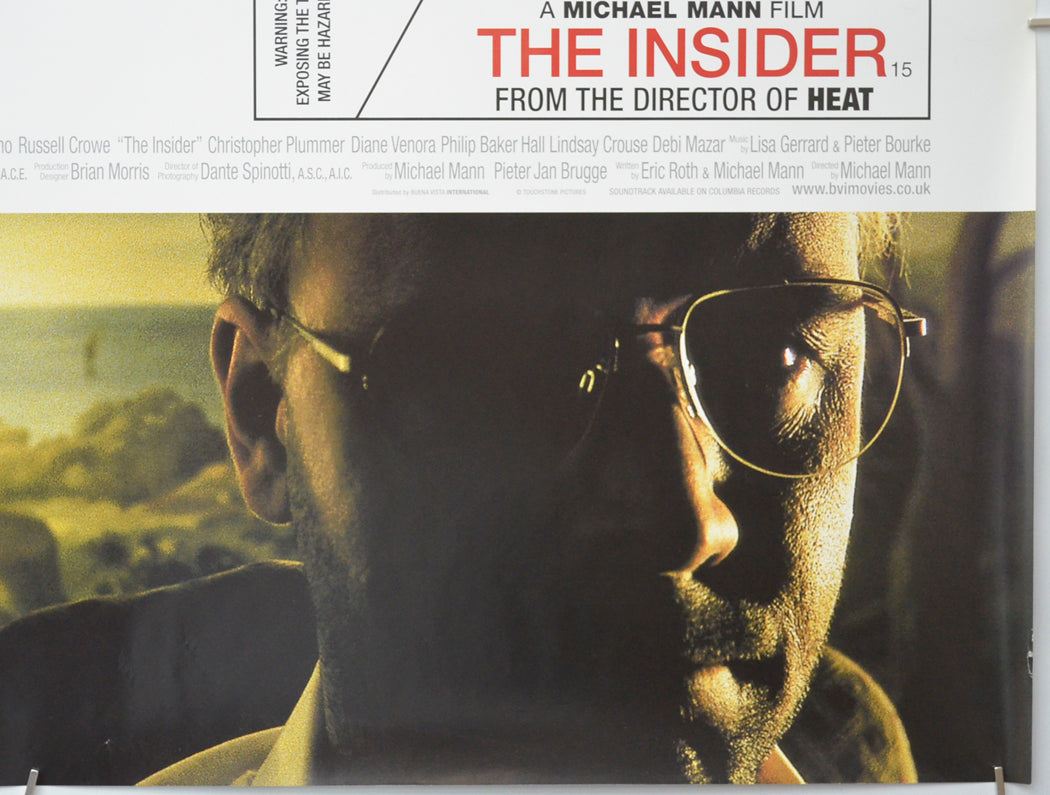 THE INSIDER (Bottom Right) Cinema Quad Movie Poster 