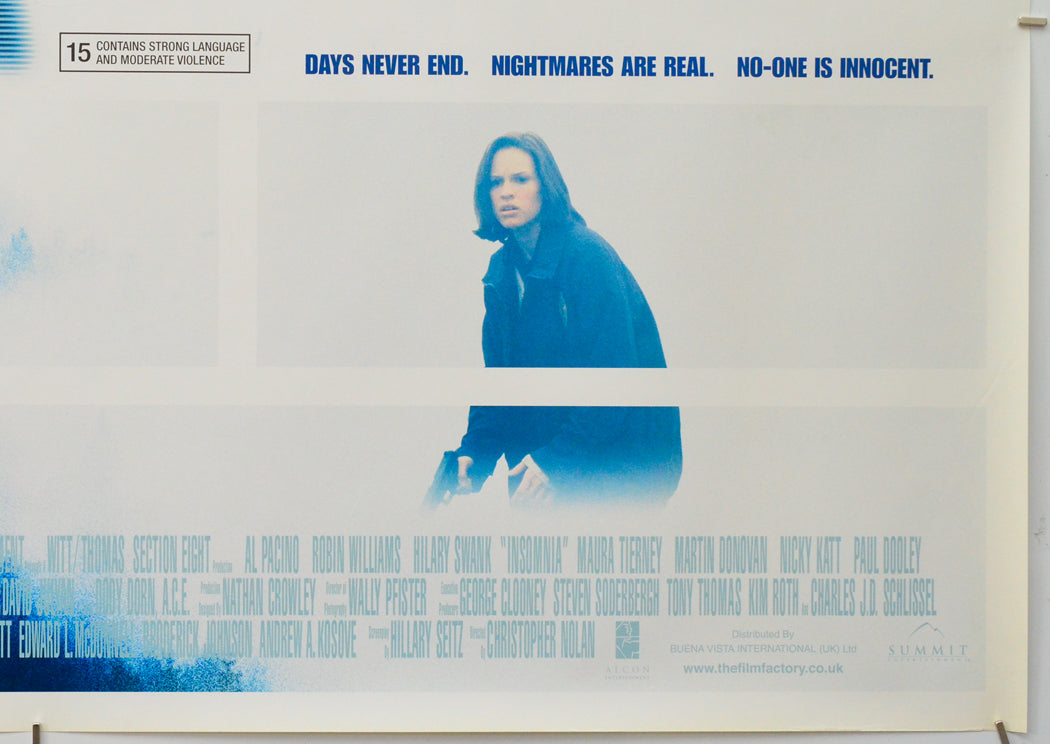 Insomnia (Bottom Right) Cinema Quad Movie Poster 