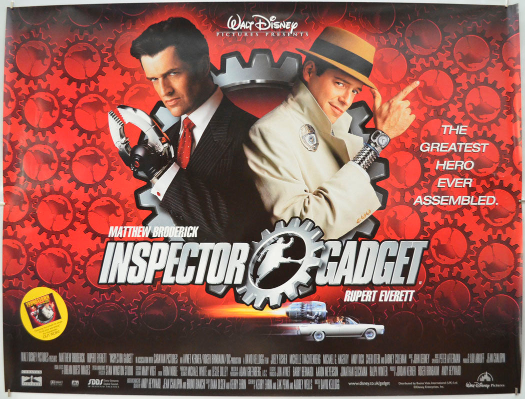 Inspector Gadget Original Quad Poster - Film Poster - Movie Poster