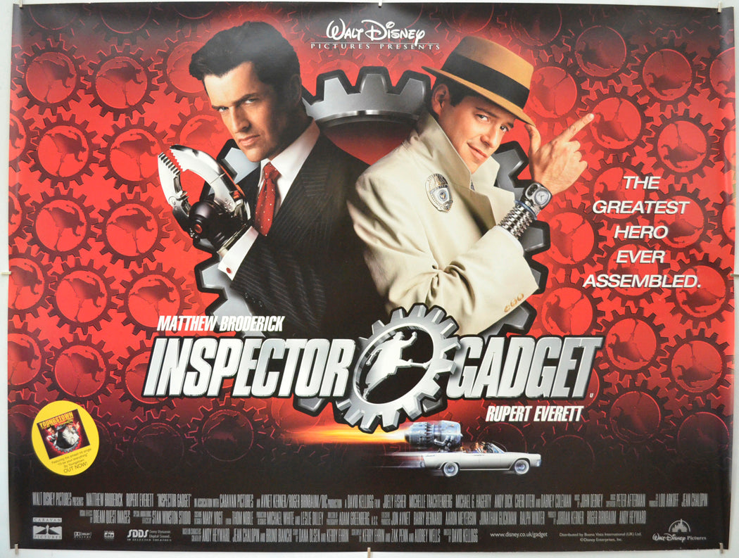 Inspector Gadget Original Quad Poster - Film Poster - Movie Poster