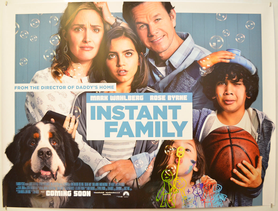 Instant Family Original Quad Poster - Film Poster - Movie Poster