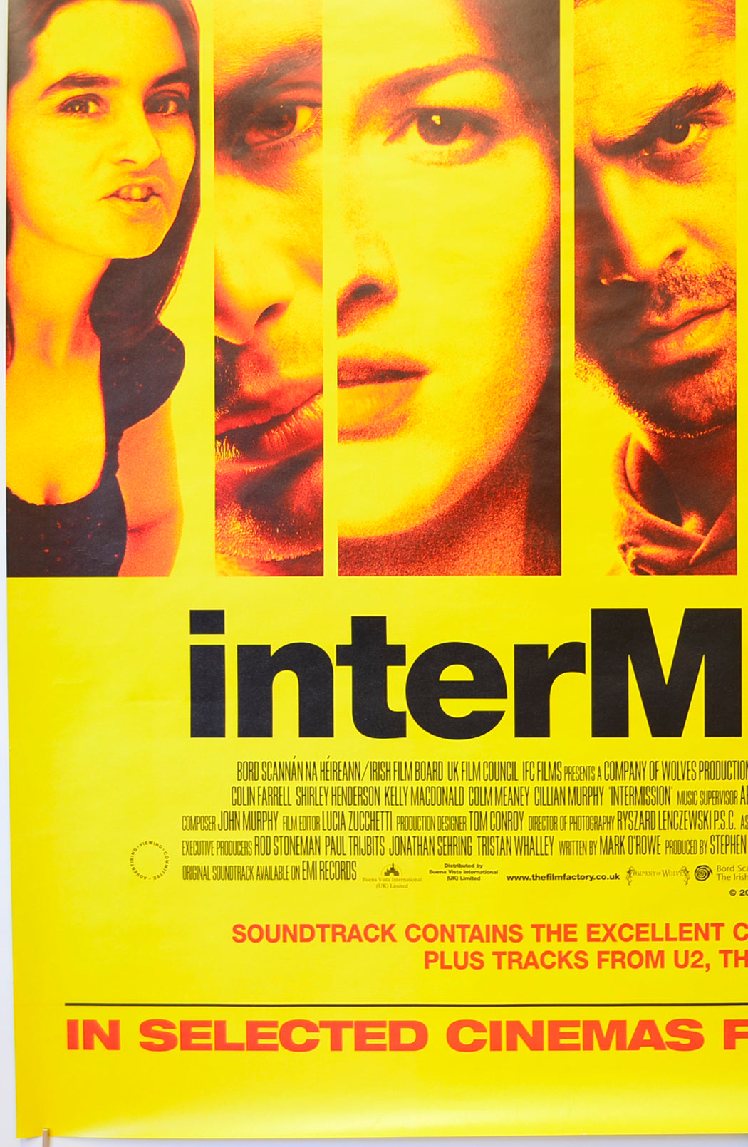 INTERMISSION (Bottom Left) Cinema 4 Sheet Movie Poster 