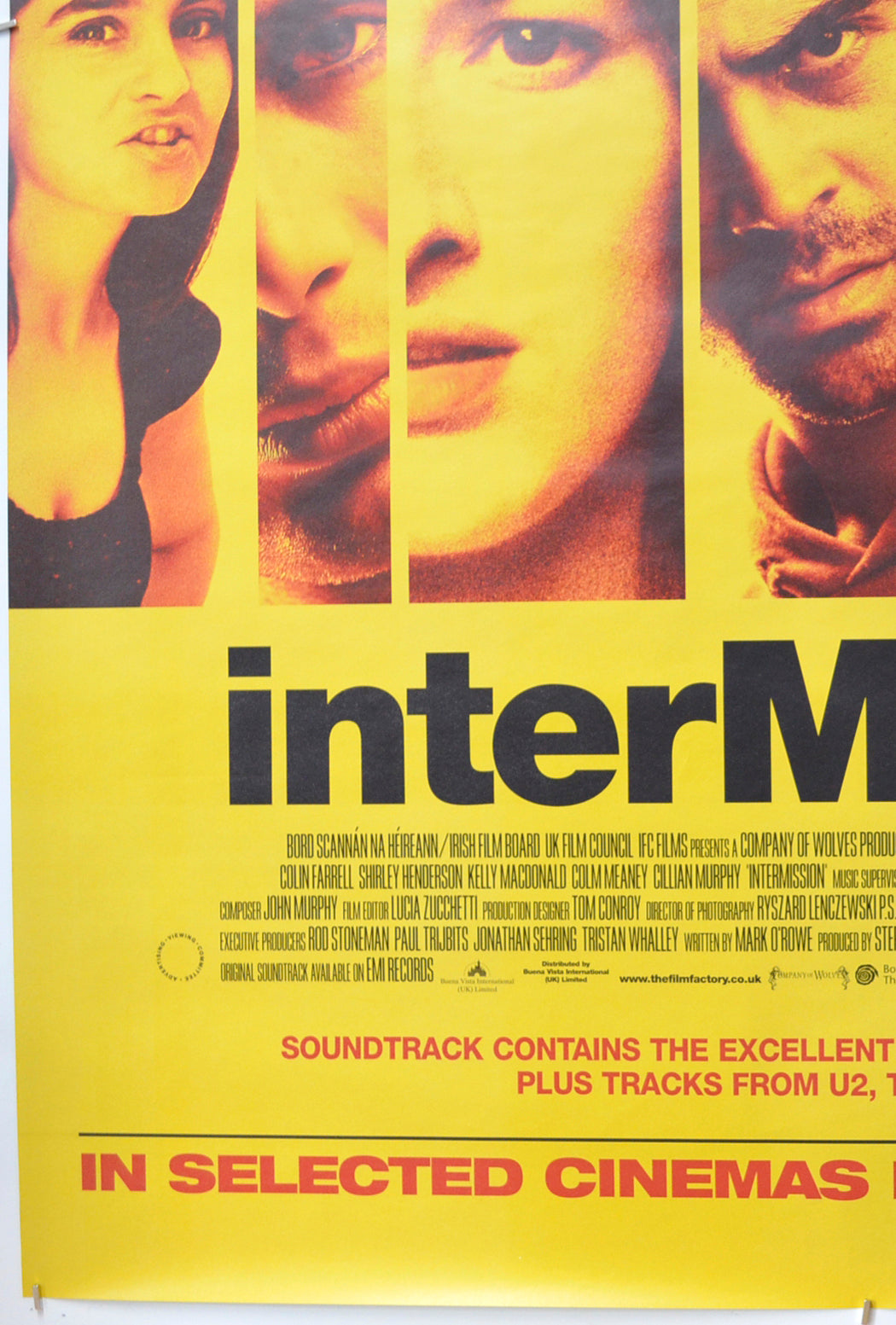 INTERMISSION (Bottom Left) Cinema 4-sheet Movie Poster 