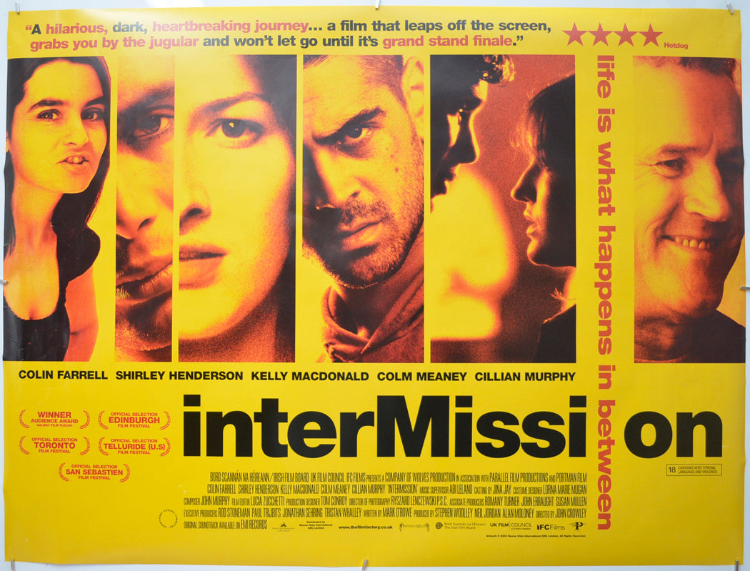 Intermission Original Quad Poster - Film Poster - Movie Poster