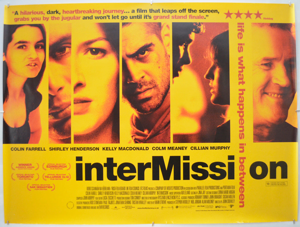 Intermission Original Quad Poster - Film Poster - Movie Poster