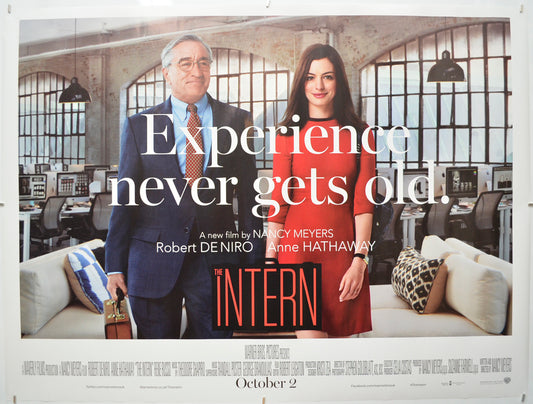 The Intern Original Quad Poster - Film Poster - Movie Poster