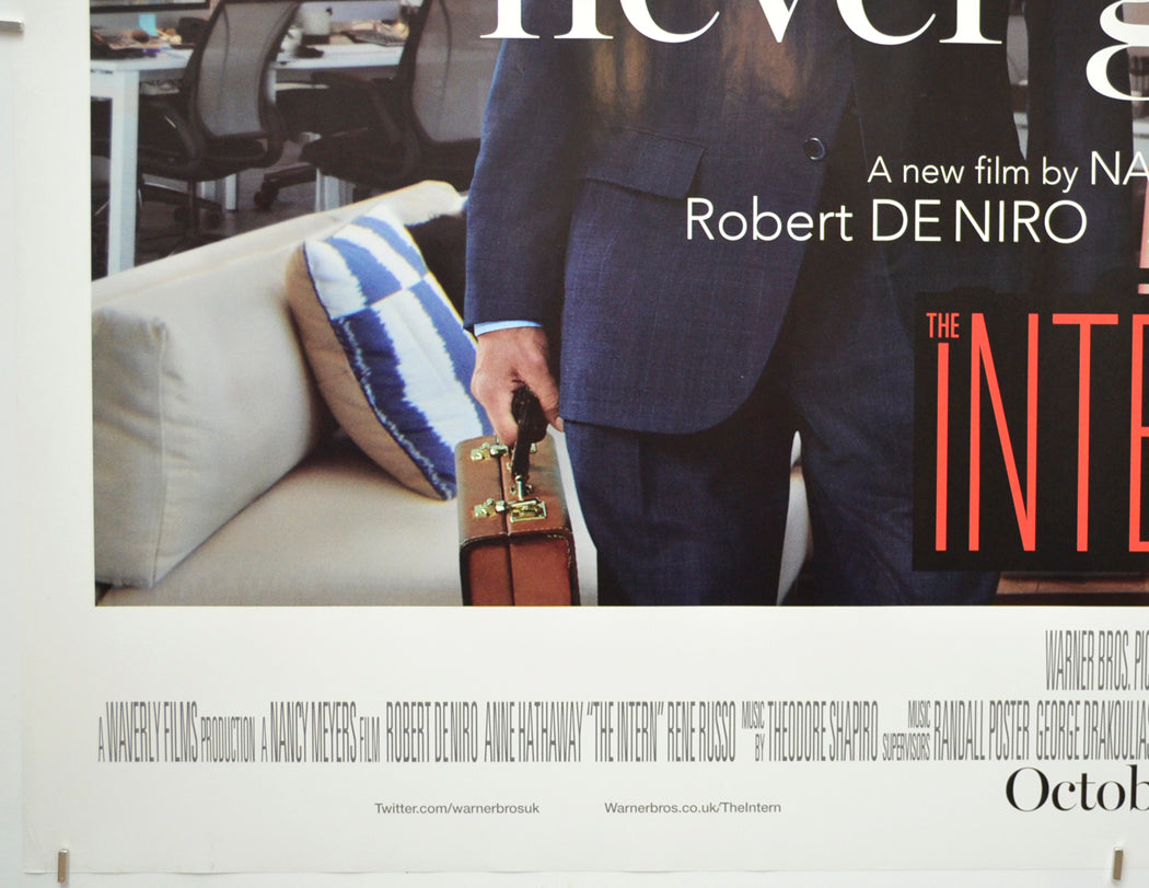 THE INTERN (Bottom Left) Cinema Quad Movie Poster 