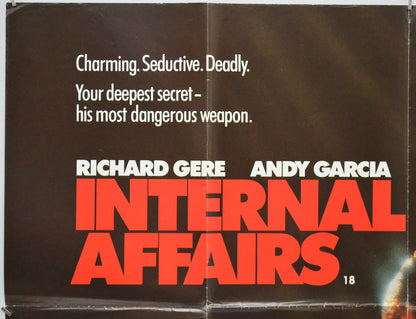 INTERNAL AFFAIRS (Top Left) Cinema Quad Movie Poster 