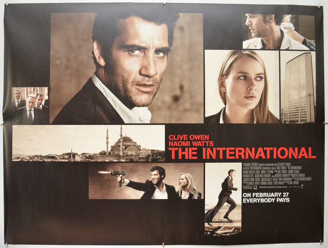 The International Original Quad Poster - Film Poster - Movie Poster  