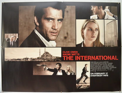 The International Original Quad Poster - Film Poster - Movie Poster  