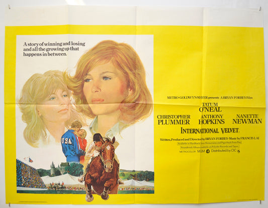 International Velvet Original Quad Poster - Film Poster - Movie Poster