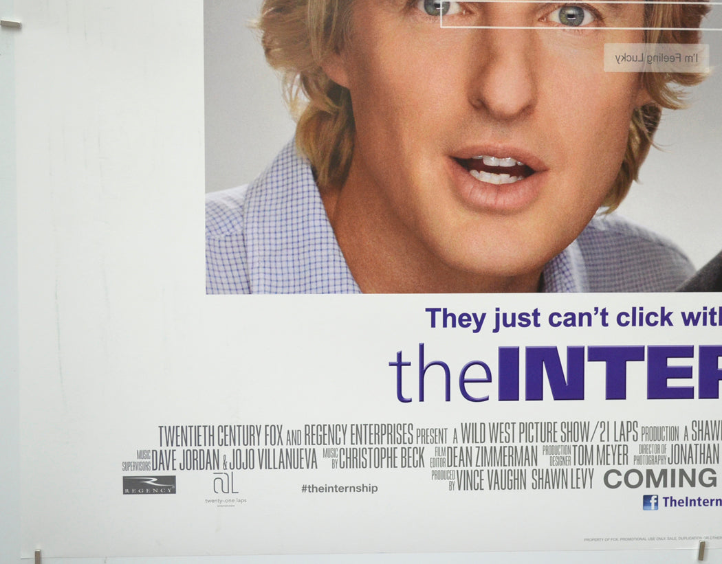 THE INTERNSHIP (Bottom Left) Cinema Quad Movie Poster 