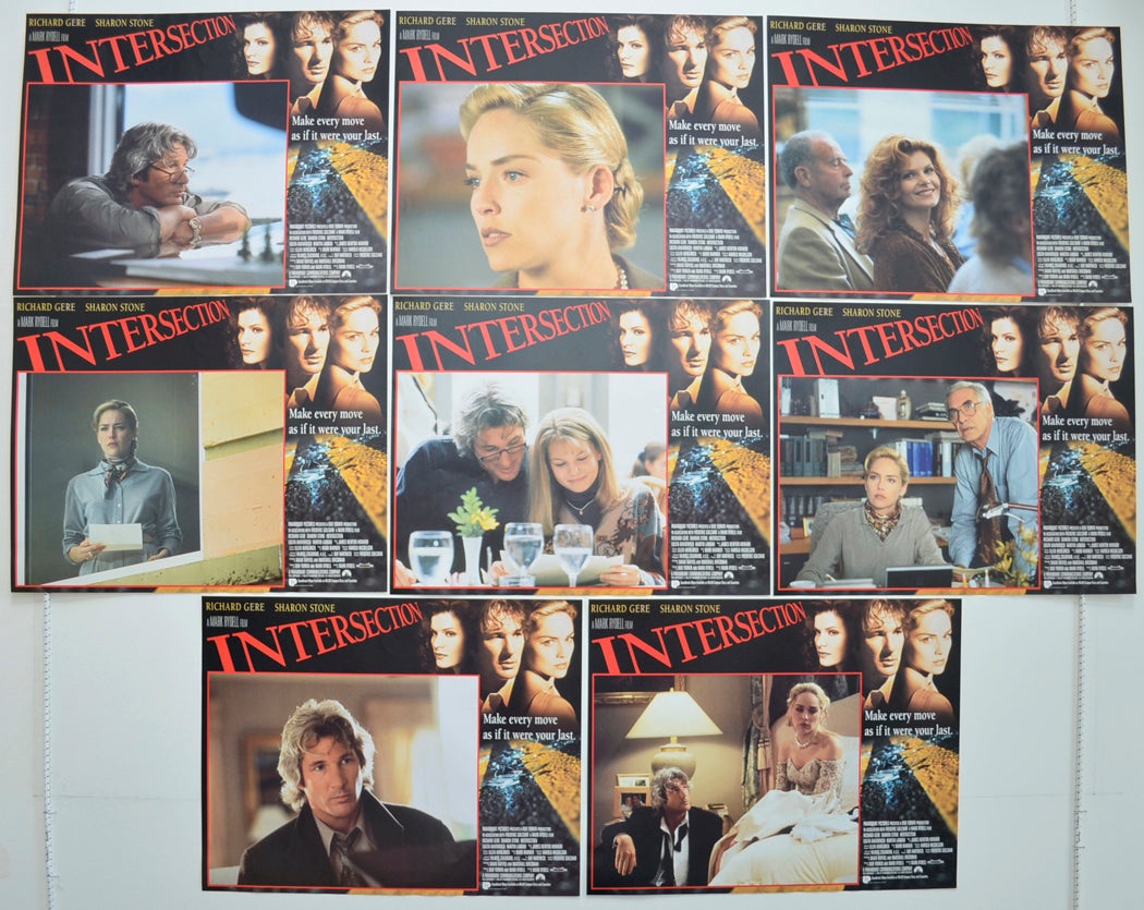 Intersection  Set of 8 Original Cinema Lobby Cards 