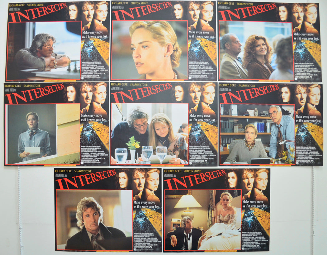 Intersection  Set of 8 Original Cinema Lobby Cards 