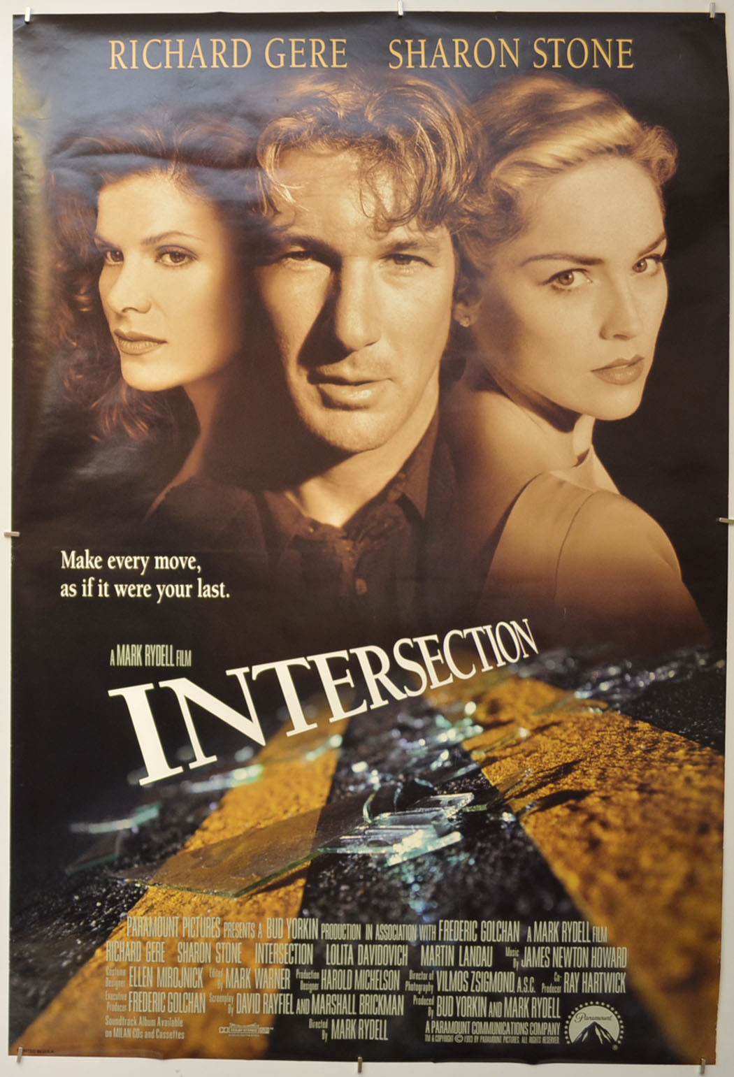 Intersection Original One Sheet Poster - Film Poster - Movie Poster