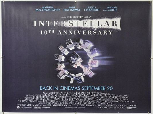 Interstellar - Original Quad Poster - Film Poster - Movie Poster