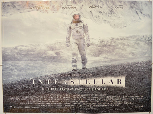 Interstellar  Original Quad Poster - Film Poster - Movie Poster