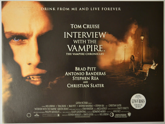 Interview With The Vampire Original Mini Quad Poster - Film Poster - Movie Poster