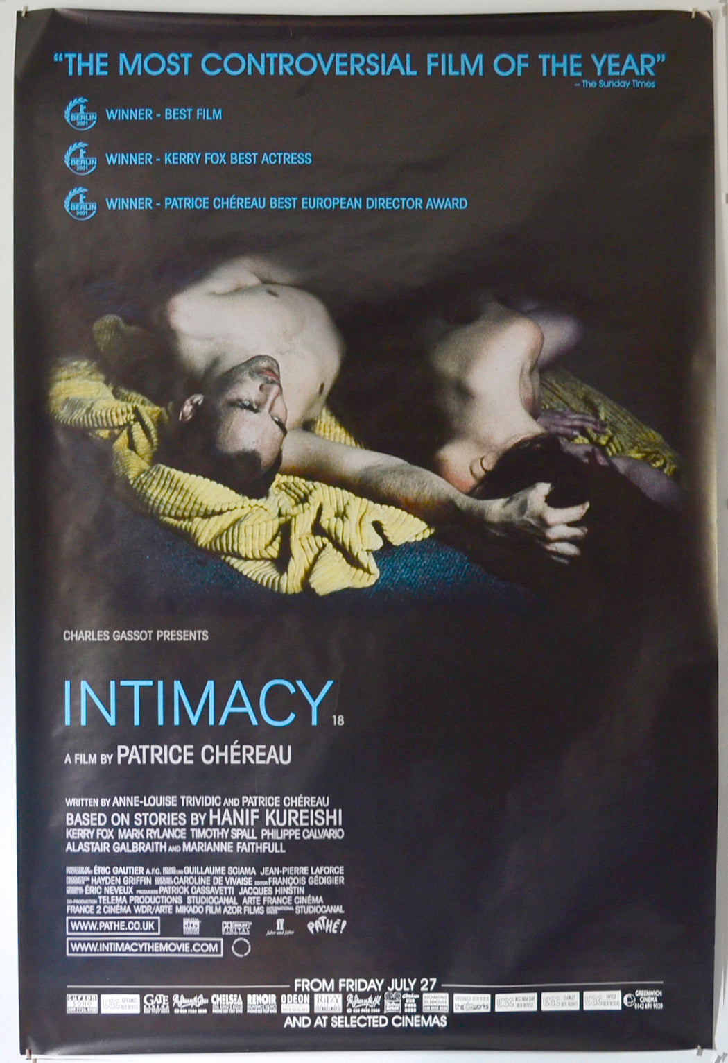 Intimacy  Original British 4 Sheet Poster  - Film Poster - Movie Poster