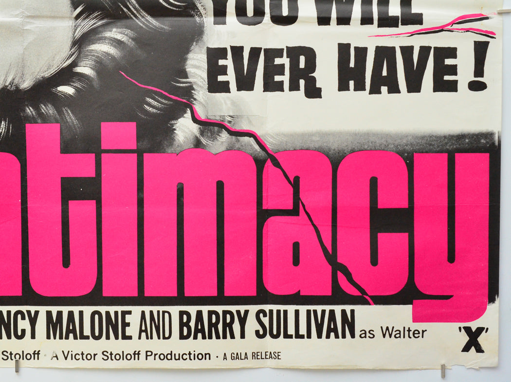 Intimacy (Bottom Right) Cinema Quad Movie Poster 