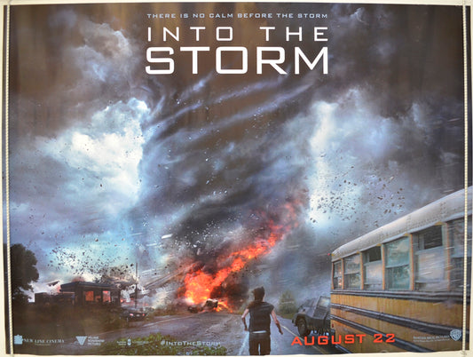 Into The Storm  (Teaser / Advance Version)  Original Quad Poster - Film Poster - Movie Poster 