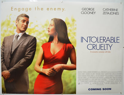 Intolerable Cruelty  (Teaser / Advance Version)  Original Quad Poster - Film Poster - Movie Poster