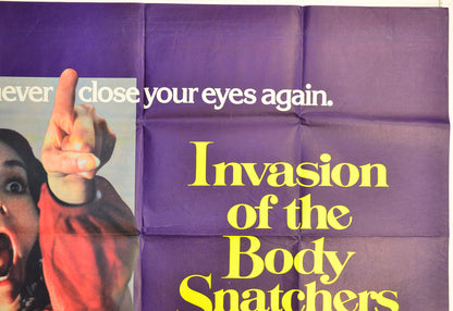 INVASION OF THE BODY SNATCHERS (Top Right) Cinema Quad Movie Poster 