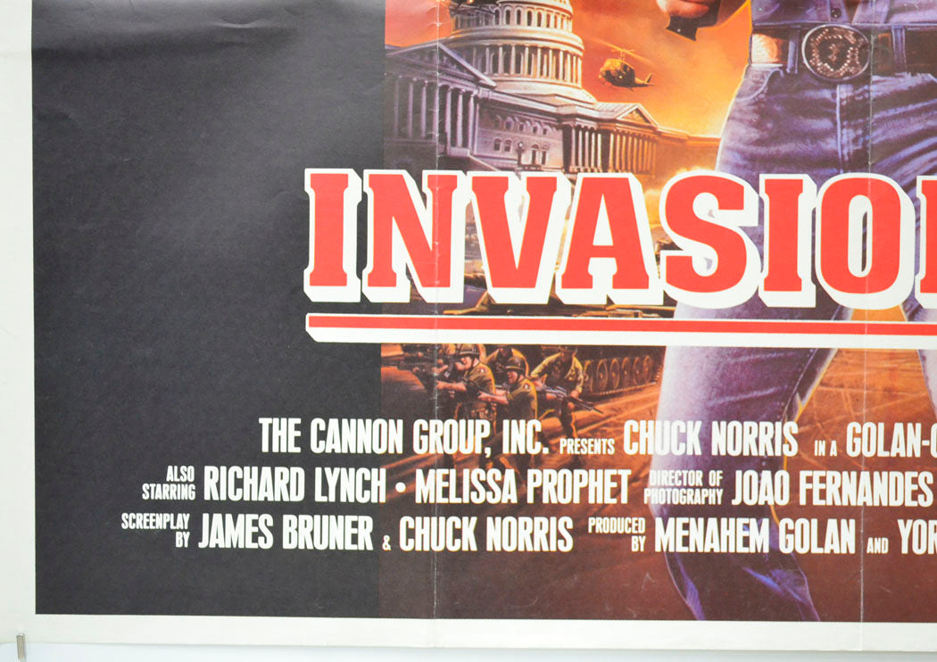 INVASION USA (Bottom Left) Cinema Quad Movie Poster 