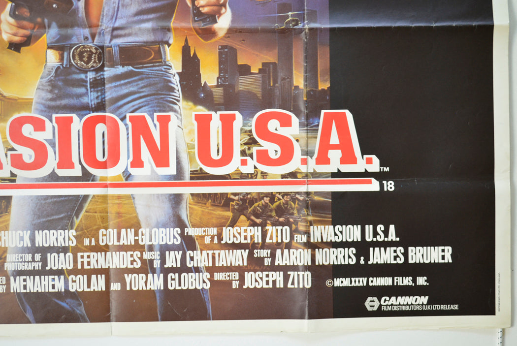 INVASION U.S.A. (Bottom Right) Cinema Quad Movie Poster 