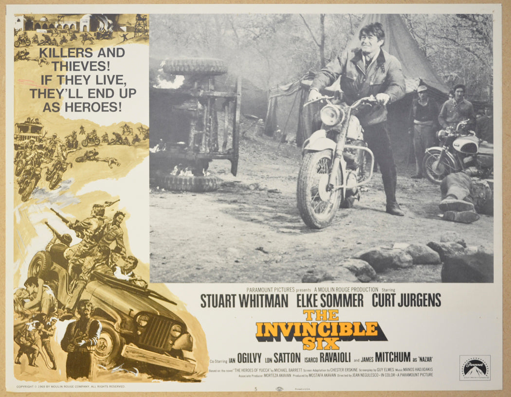 THE INVINCIBLE SIX (Card 5) Cinema Lobby Card Set 